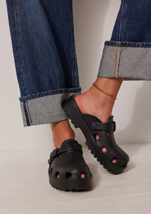 Karlie Buckle Clog Black My Site
